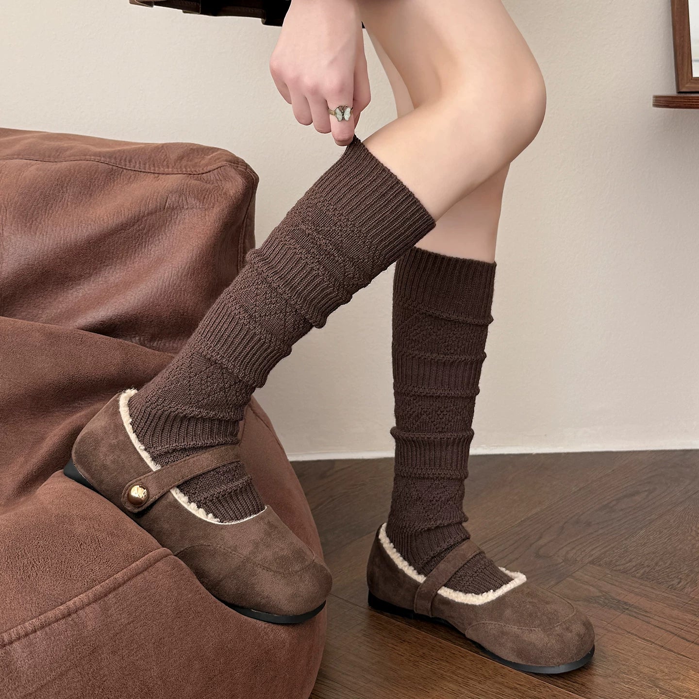 kooxss | Women’s Indoor Fitness Socks with Elastic Support