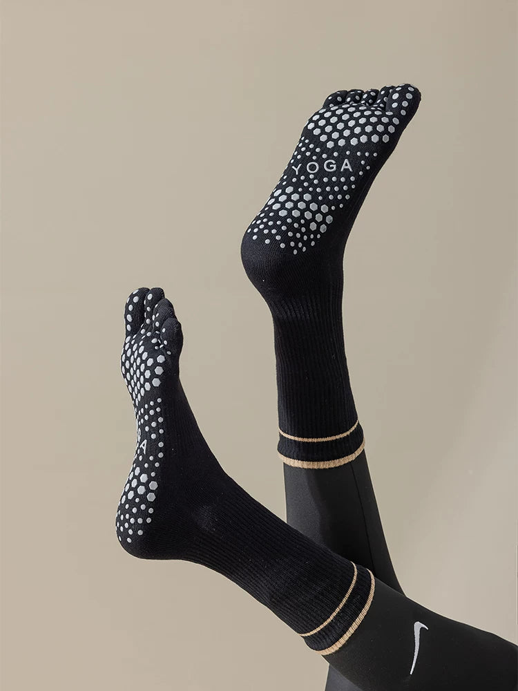 kooxss | Women’s Elastic Fitness Socks with Non-Slip Grip