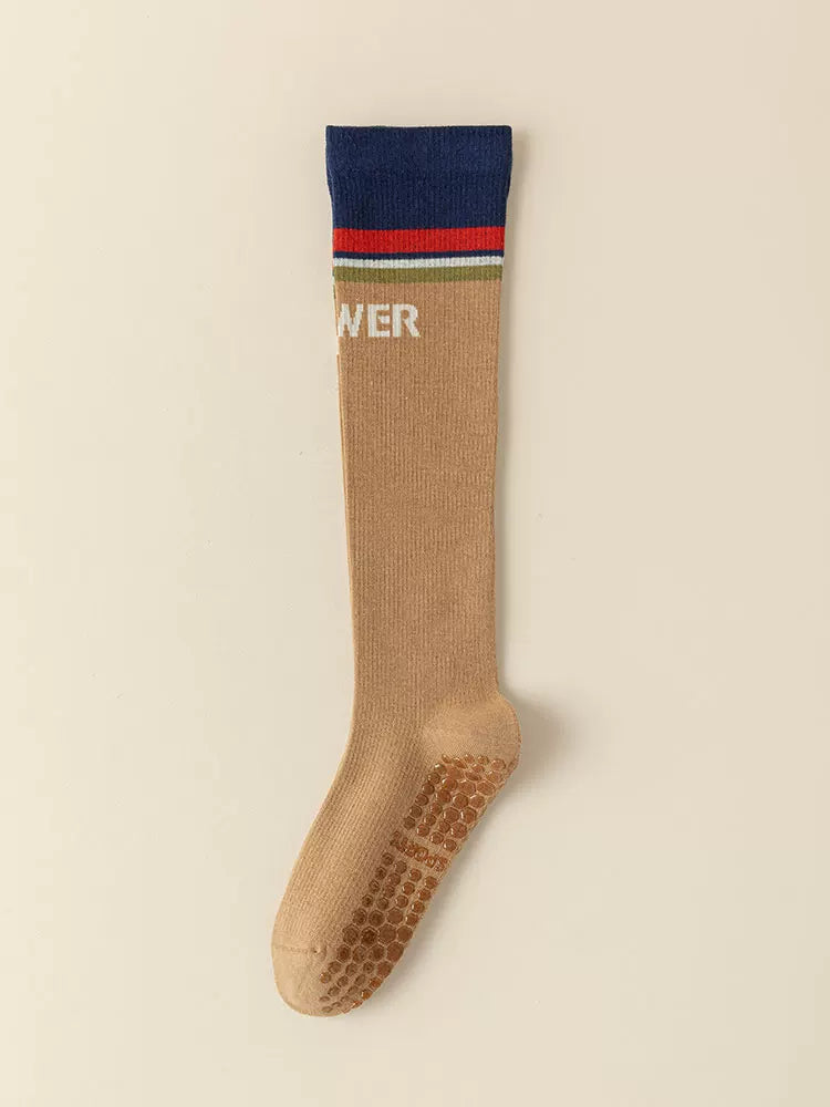 kooxss | Mid-Calf Non-Slip Socks for Home and Studio Workouts
