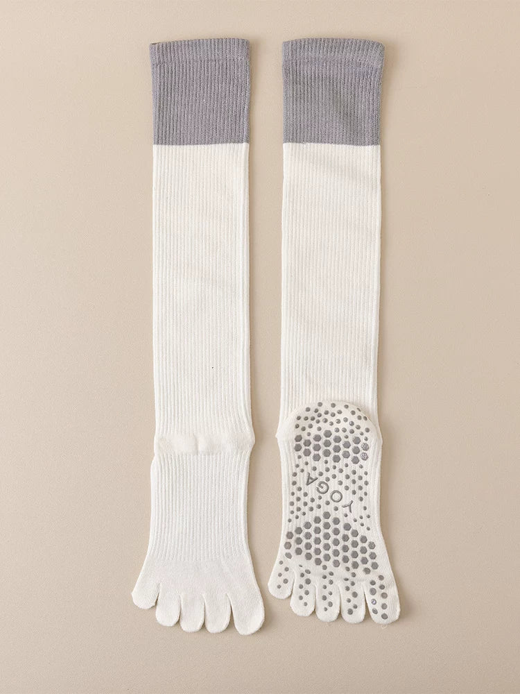 kooxss | Mid-Calf Non-Slip Socks for Active Indoor Training