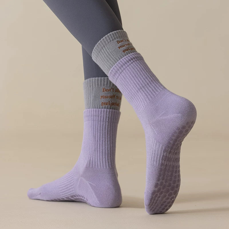kooxss | Women’s Non-Slip Split-Toe Socks for Running and Yoga
