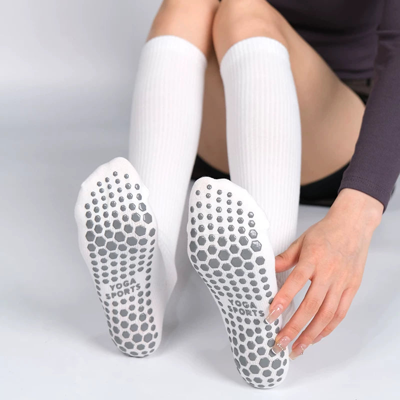 kooxss | Mid-Calf Non-Slip Socks for Active Women