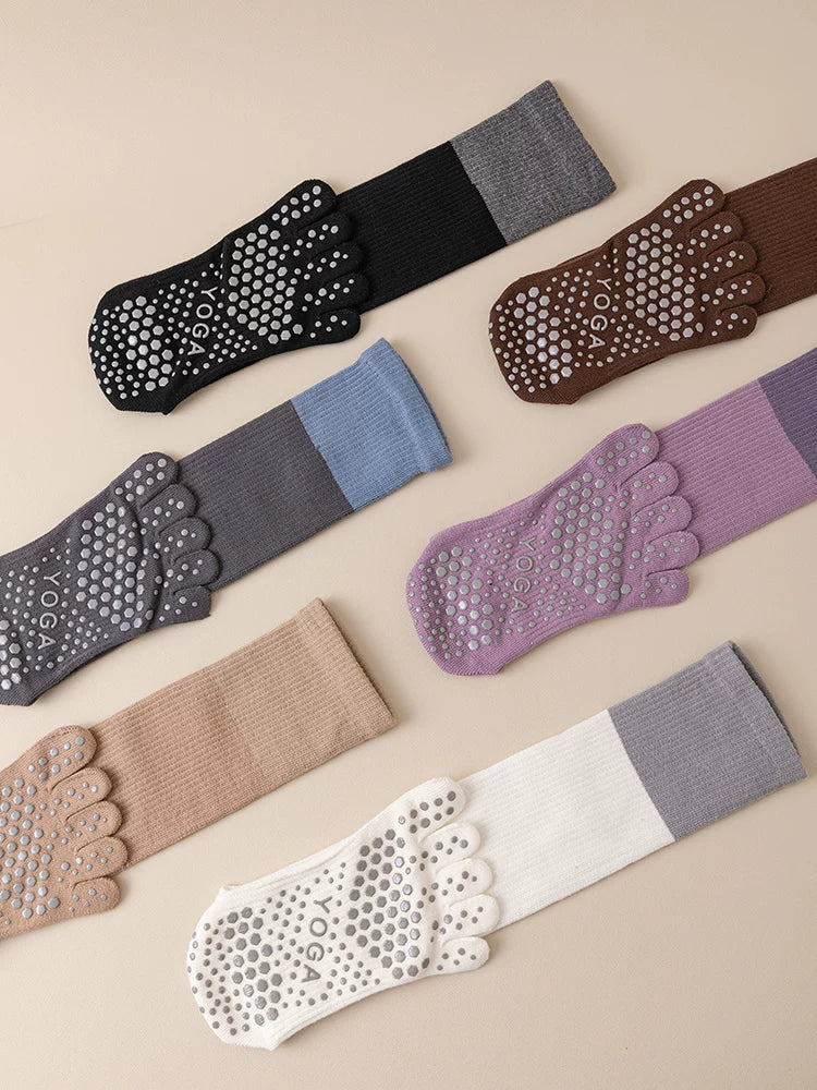 kooxss | Mid-Calf Non-Slip Socks for Active Indoor Training