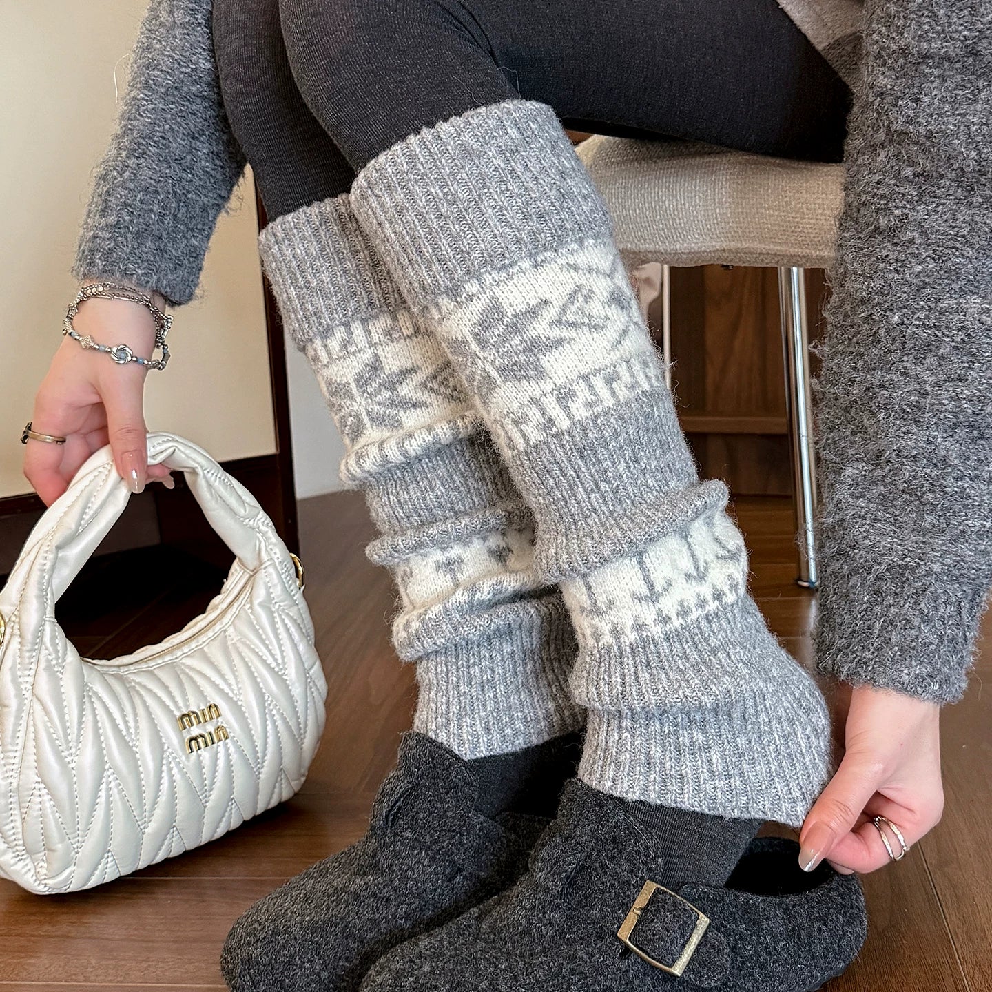 kooxss | Split-Toe Mid-Calf Socks for Active Women