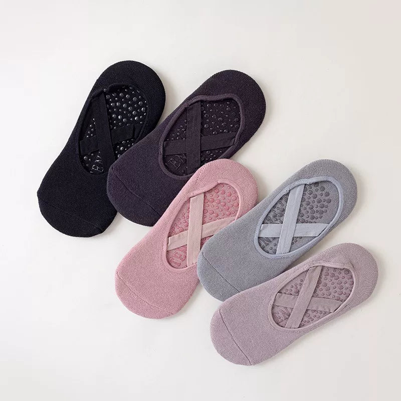 kooxss | Indoor Fitness Socks for Women with Elastic Fit