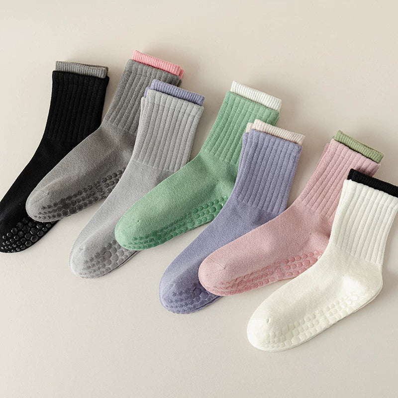 kooxss | Indoor Fitness Socks for Women with Elastic Support