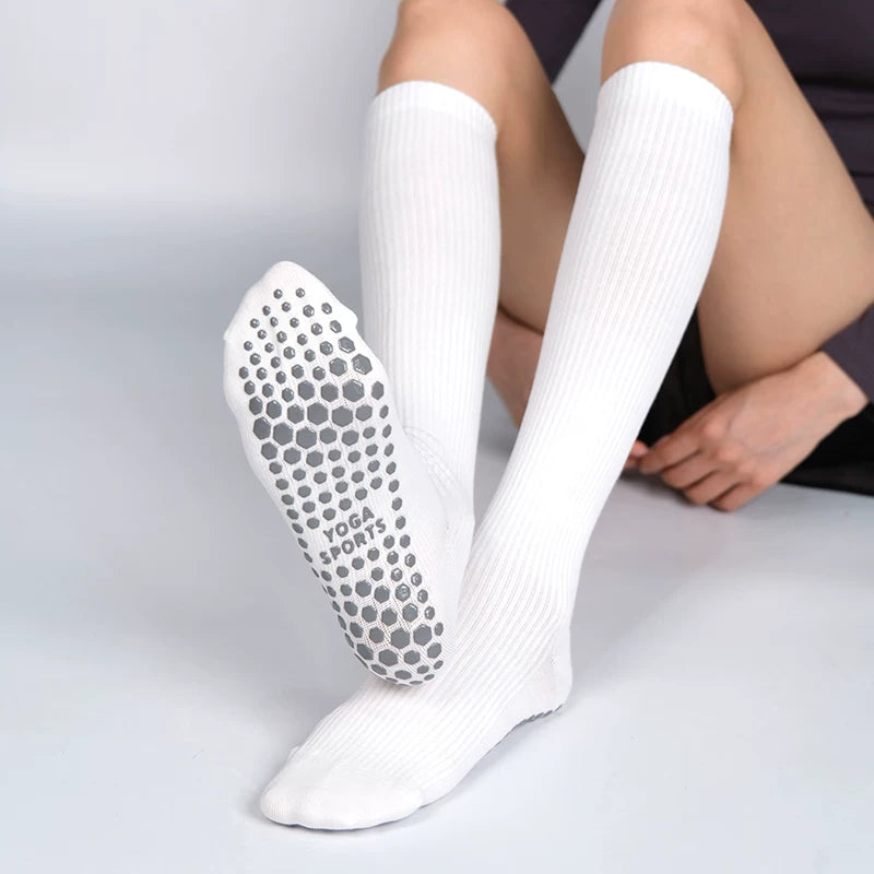 kooxss | Mid-Calf Non-Slip Socks for Active Women