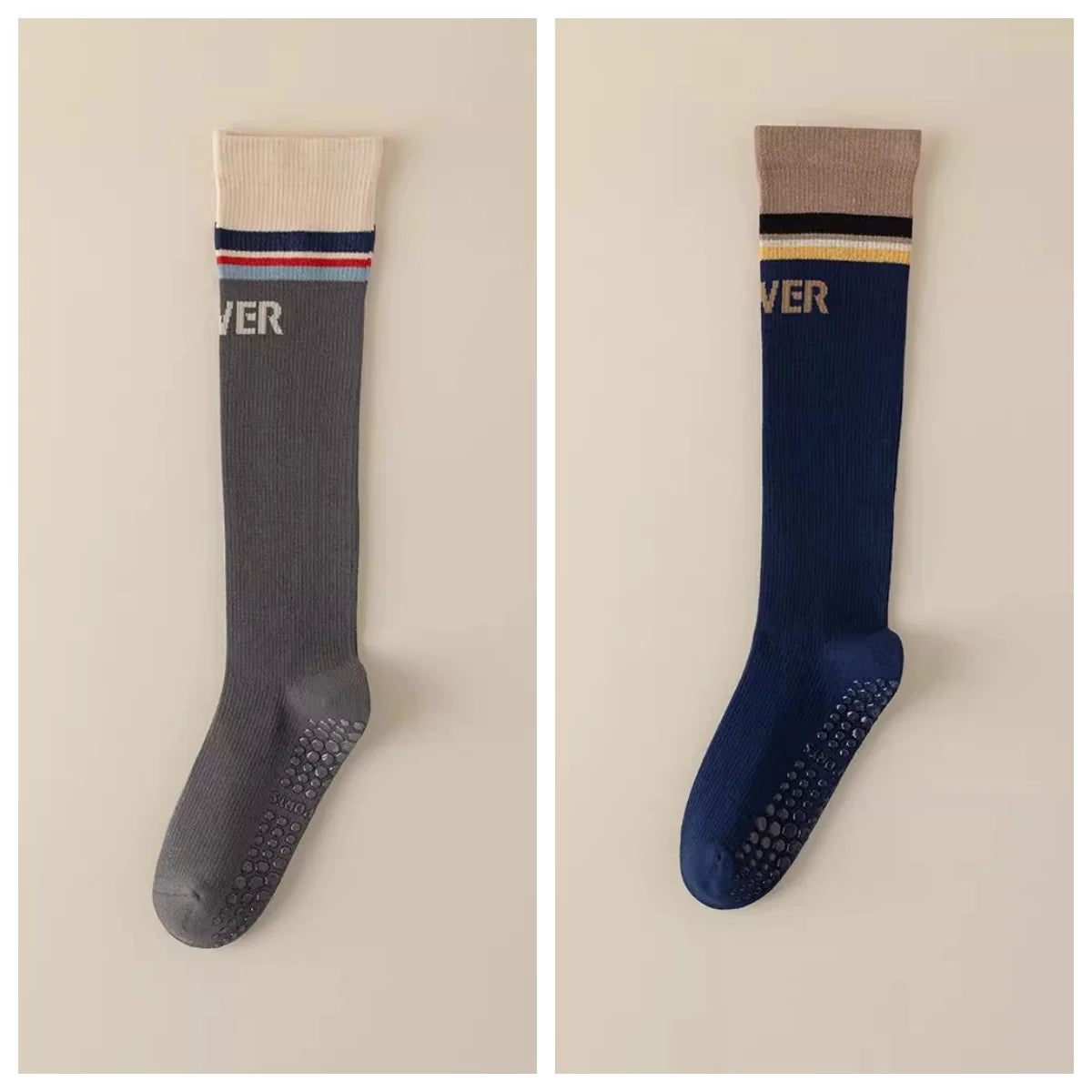 kooxss | Mid-Calf Non-Slip Socks for Home and Studio Workouts