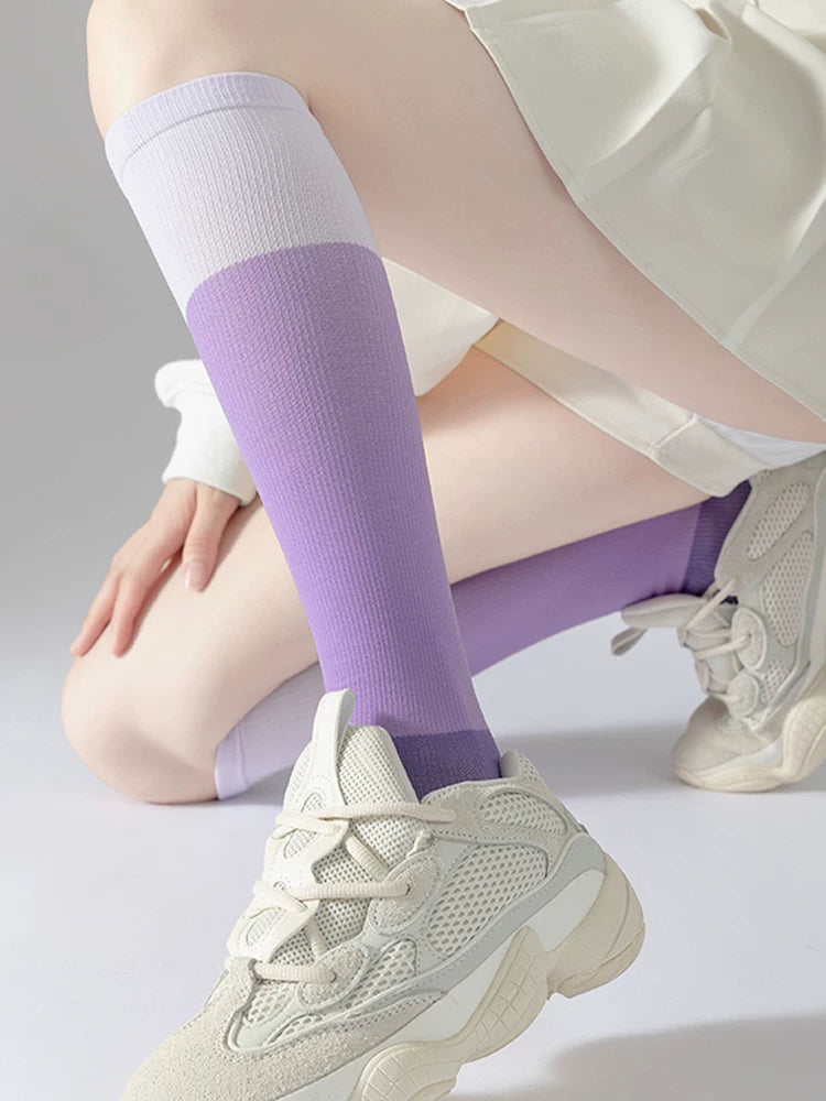 kooxss | Women’s Non-Slip Mid-Calf Socks for Pilates and Running