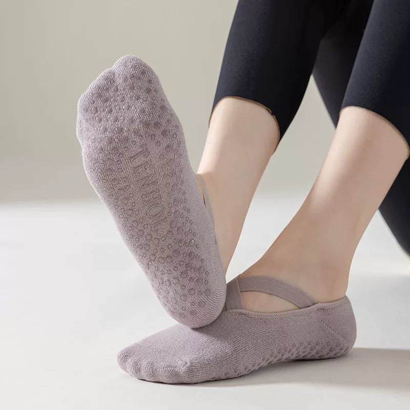 kooxss | Indoor Fitness Socks for Women with Elastic Fit