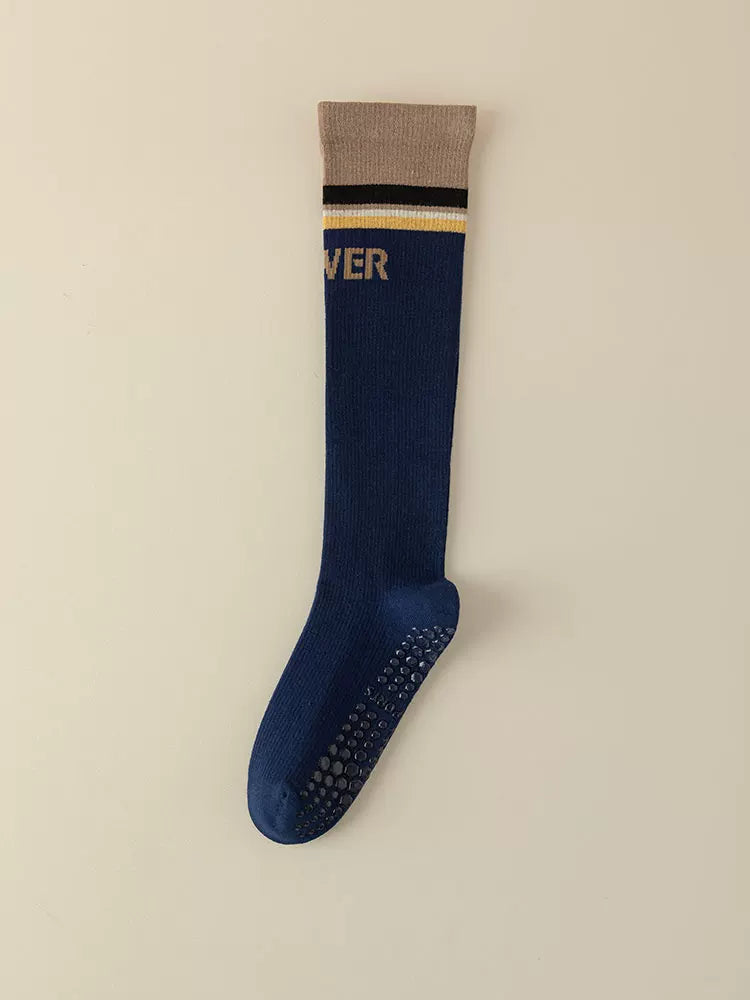kooxss | Mid-Calf Non-Slip Socks for Home and Studio Workouts