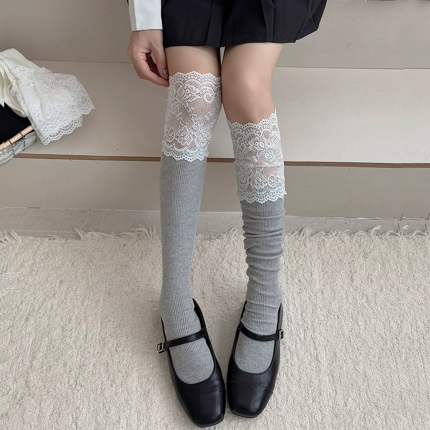 kooxss | Split-Toe Mid-Calf Socks for Women’s Fitness Training