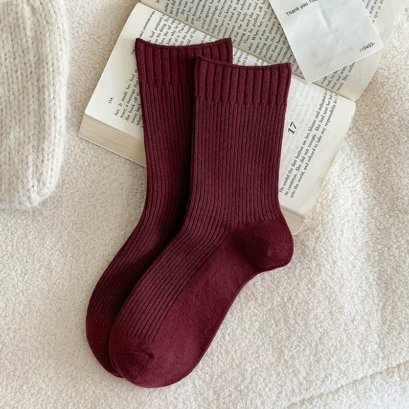 kooxss | Mid-Calf Elastic Socks for Women’s Indoor Sports