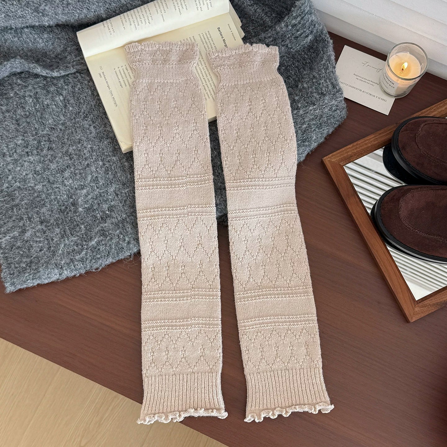 kooxss | Mid-Calf Non-Slip Socks for Fitness and Yoga