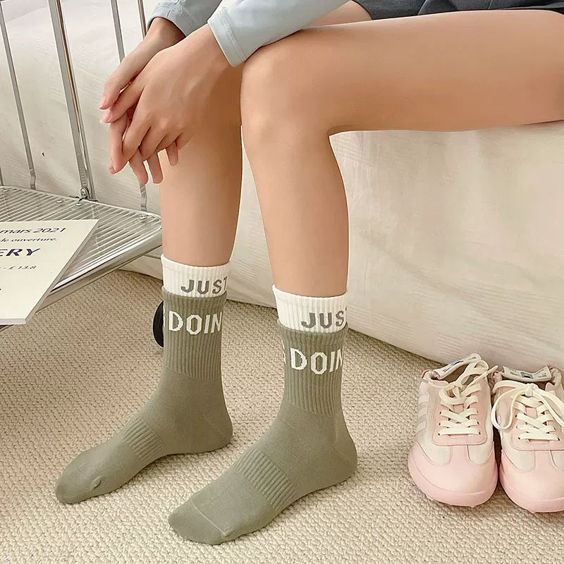 kooxss | Mid-Calf Compression Socks for Women’s Fitness