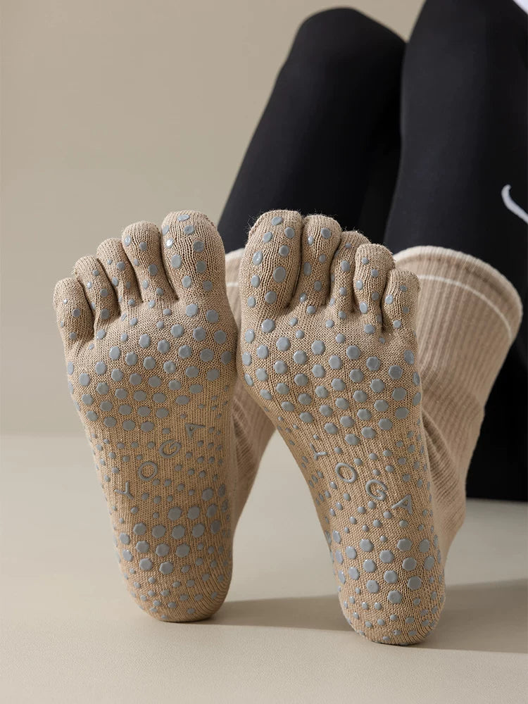 kooxss | Women’s Elastic Fitness Socks with Non-Slip Grip