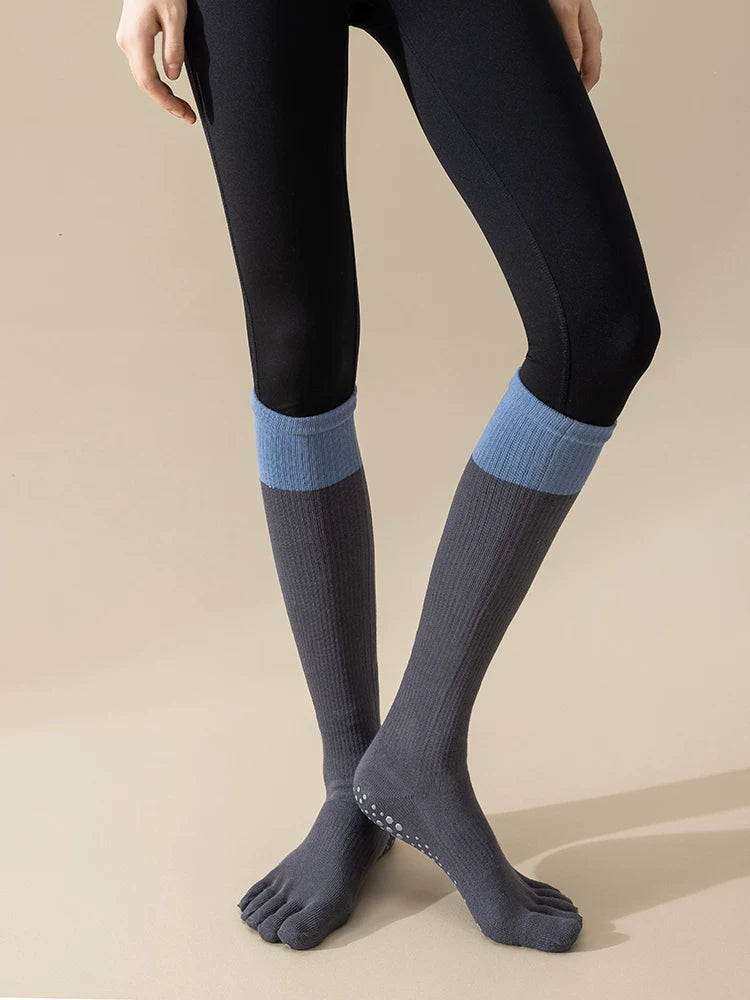 kooxss | Mid-Calf Non-Slip Socks for Active Indoor Training