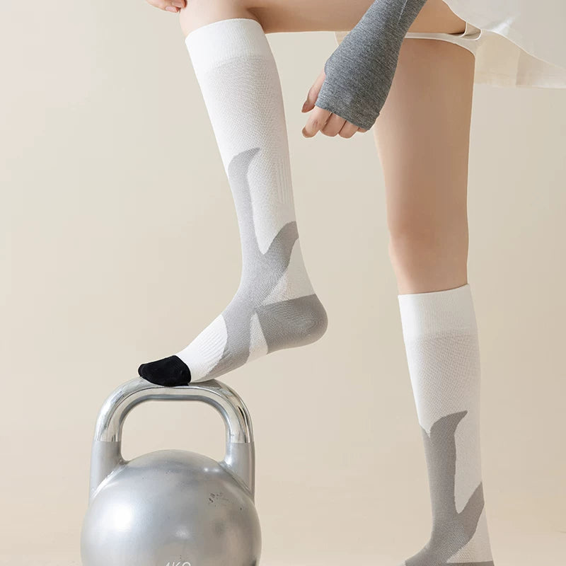 kooxss | Women’s Athletic Compression Socks with Non-Slip Soles