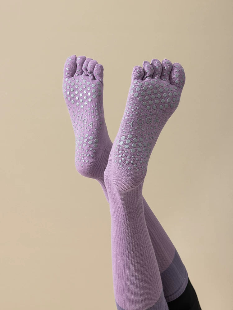 kooxss | Mid-Calf Non-Slip Socks for Active Indoor Training