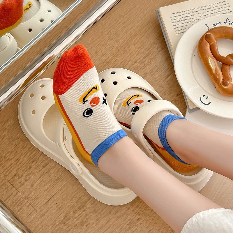 kooxss | Elastic Mid-Calf Socks for Yoga, Pilates, and Fitness