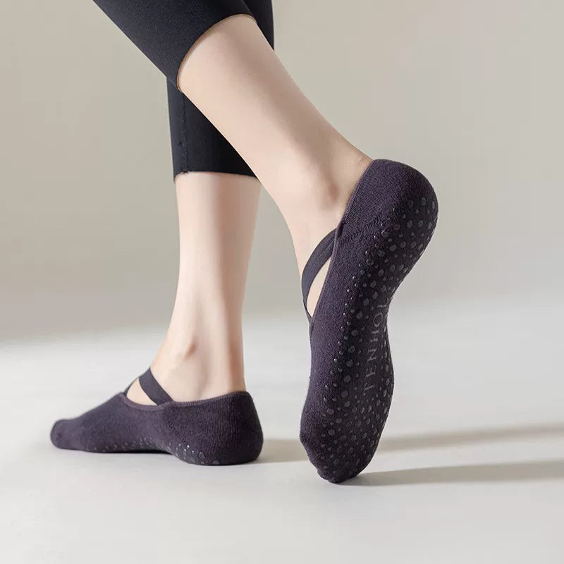 kooxss | Indoor Fitness Socks for Women with Elastic Fit
