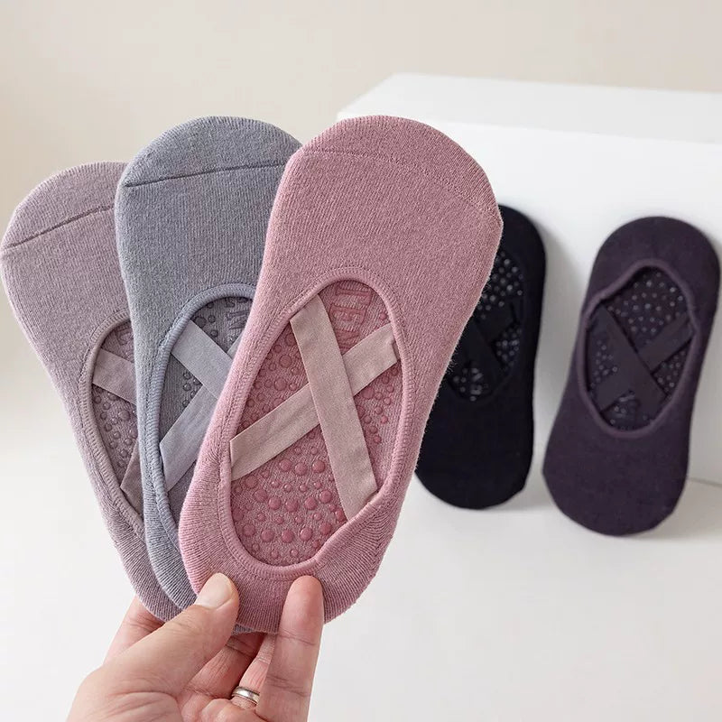 kooxss | Indoor Fitness Socks for Women with Elastic Fit